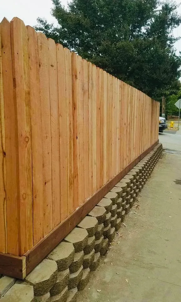 Wood Fences project by Martinez Company