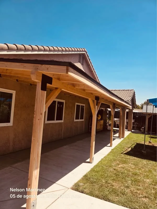 Martinez Company patio cover project